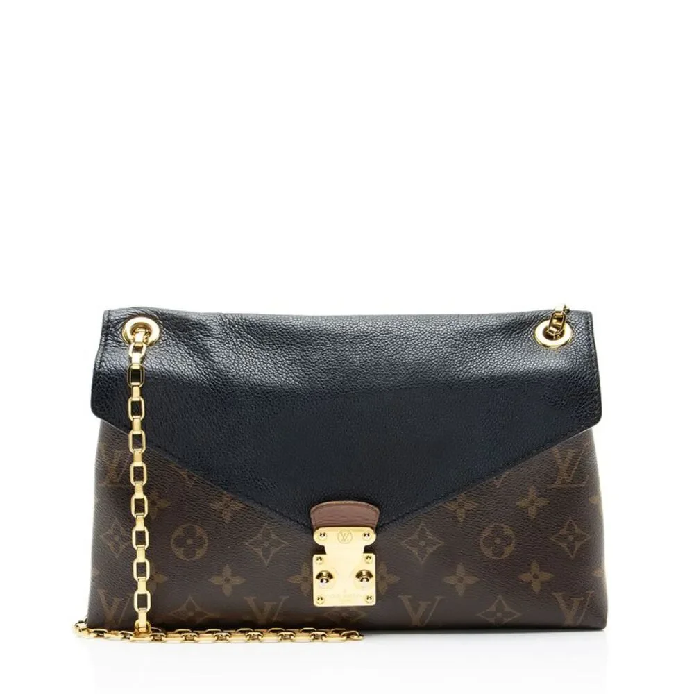 Louis Vuitton Monogram Canvas Pallas Chain Shoulder Bag